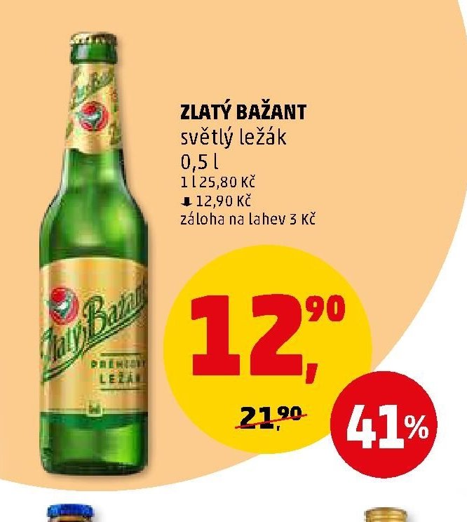 ZLATÝ BAŽANT světlý ležák