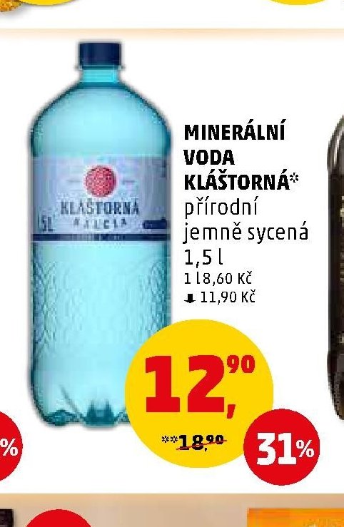 Minerální voda Kláštorná