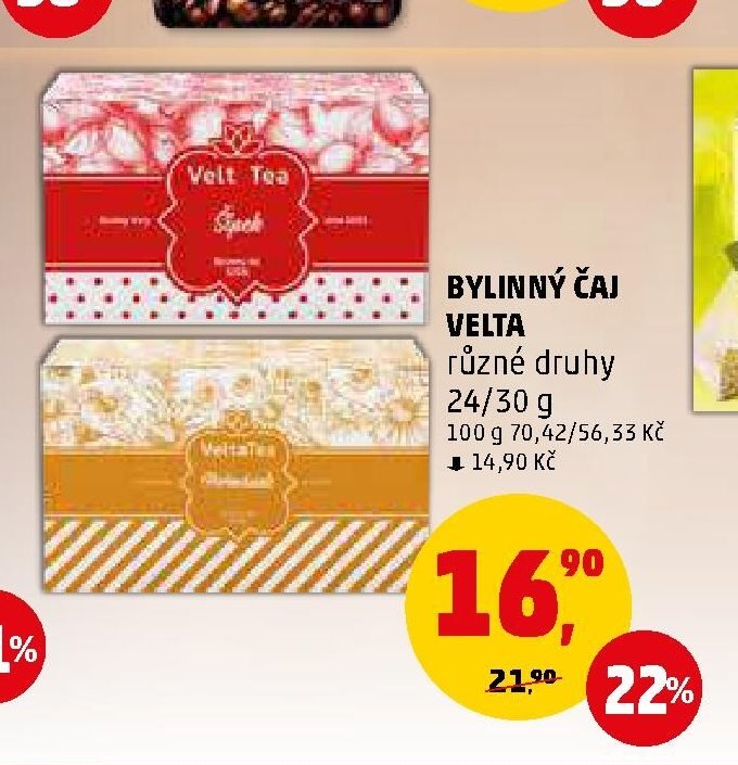 Bylinný čaj Velta