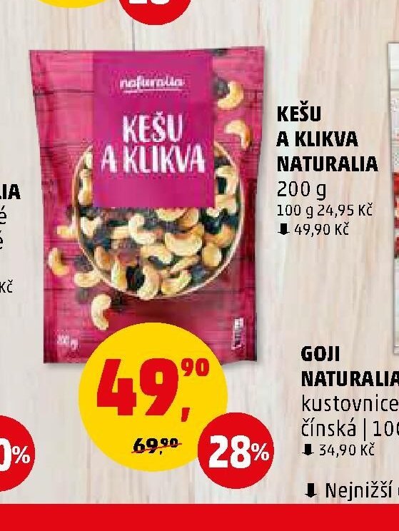 KEŠU A KLIKVA NATURALIA