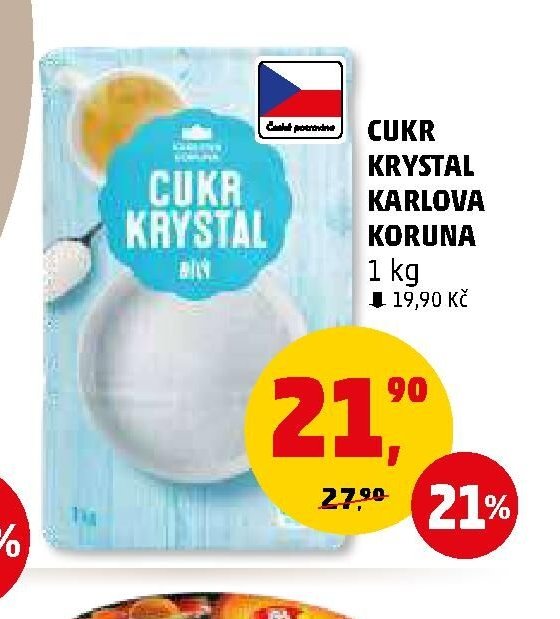 CUKR KRYSTAL KARLOVA KORUNA