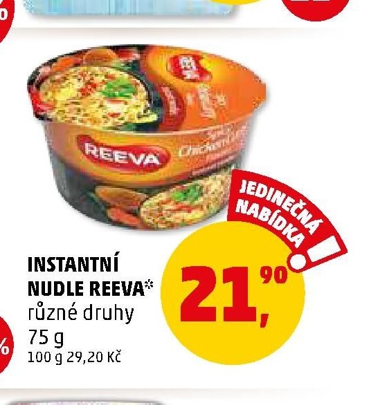 INSTANTNÍ NUDLE REEVA