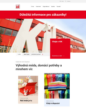 aktuální leták Kik textil 1.11.2023-7.11.2023