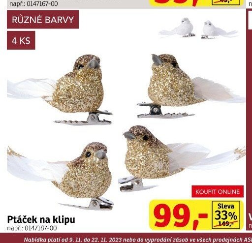 Ptáček na klipu