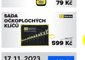 Sada očkoplochých klíčů
