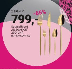 Sada příborů ELEGANCE 20dílná