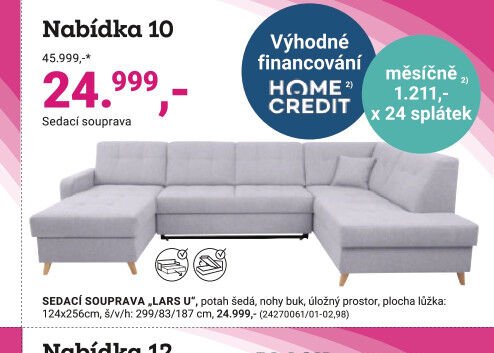 Sedací souprava LARS U
