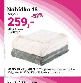 Měkká deka „LAUREL“
