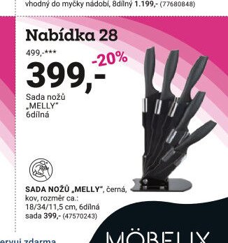 Sada nožů „MELLY“