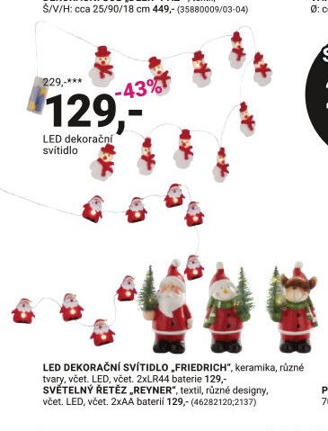 LED dekorační svítidlo