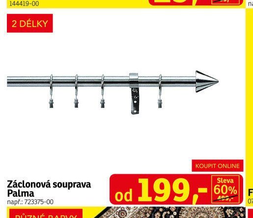 Záclonová souprava PALMA