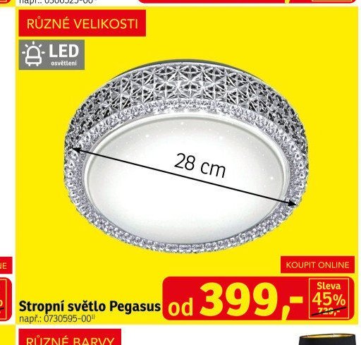 Stropní světlo Pegasus