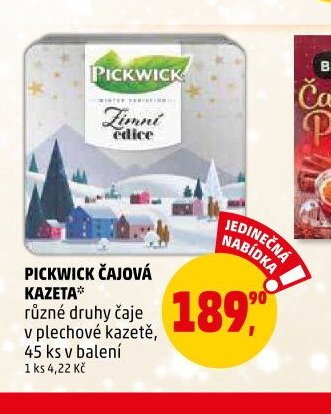Pickwick čajová kazeta