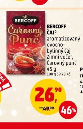 Bercoff čaj aromatizovaný 45 g
