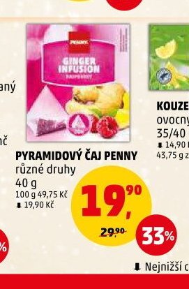Pyramidový čaj Penny 40 g