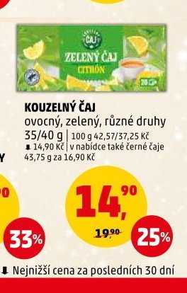 Kouzelný čaj ovocný, zelený
