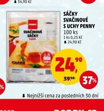 SÁČKY SVAČINOVÉ S UCHY PENNY