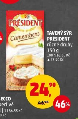 TAVENÝ SÝR PRÉSIDENT