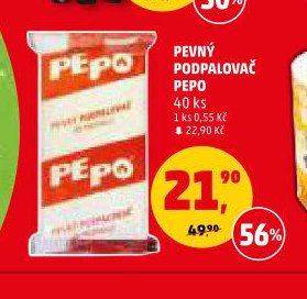 Pevný podpalovač Pepo