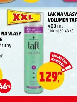 LAK NA VLASY VOLUMEN TAFT