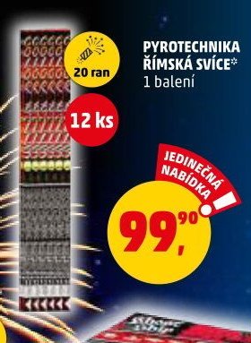 PYROTECHNIKA ŘÍMSKÁ SVÍCE