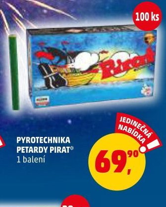 PYROTECHNIKA PETARDY PIRAT