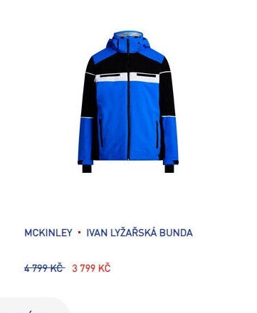 MCKINLEY IVAN LYŽAŘSKÁ BUNDA