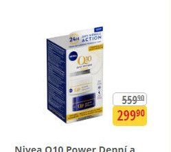 Nivea Q10 Power Denní a noční krém proti vráskám 2 x 50ml.