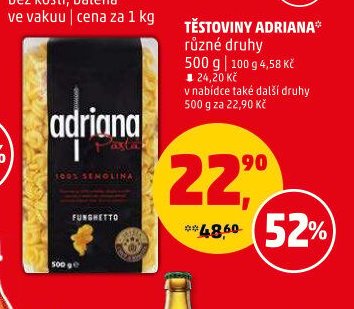 Těstoviny Adriana 500 g