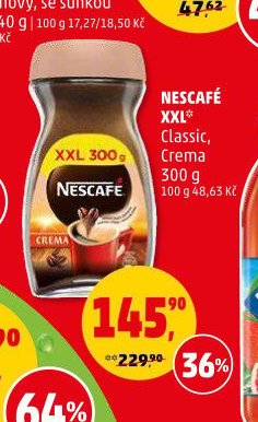 Nescafé XXL Classic, Crema 300 g