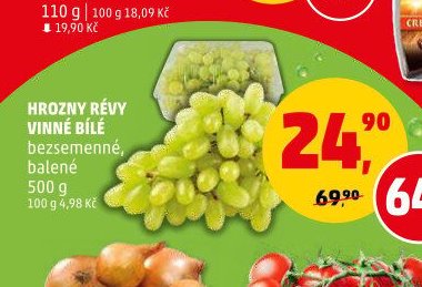 Hrozny révy vinné bílé 500 g