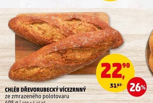 CHLÉB DŘEVORUBECKÝ VÍCEZRNNÝ