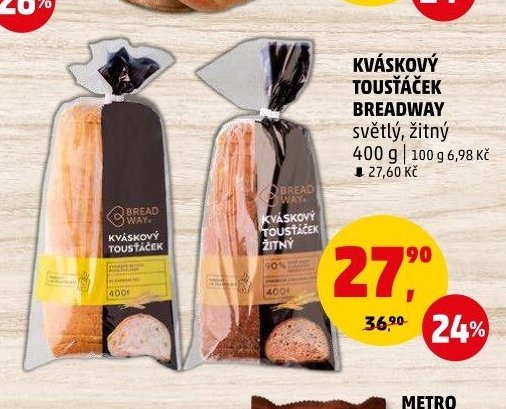 KVÁSKOVÝ TOUSTÁČEK BREADWAY