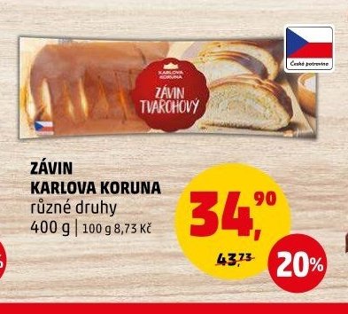 ZÁVIN KARLOVA KORUNA