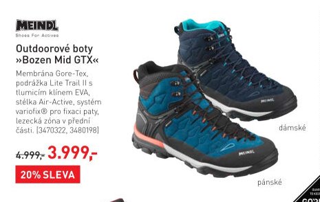 Meindl Outdoorové boty Bozen Mid GTX