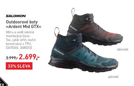 Salomon Outdoorové boty Ardent Mid GTX