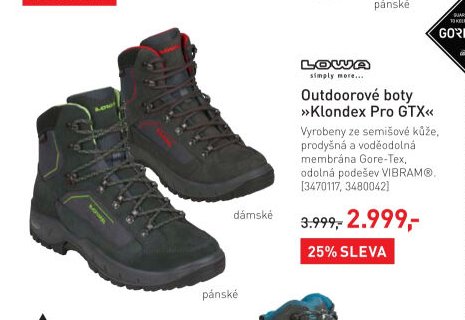 Lowa Outdoorové boty Klondex Pro GTX