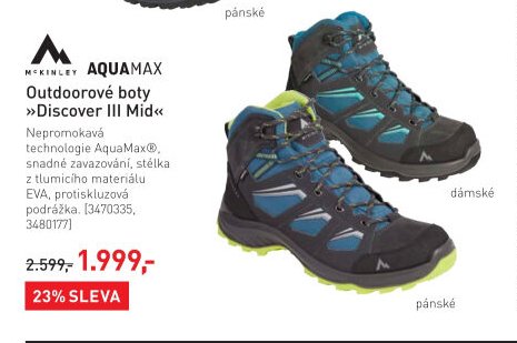 McKinley Outdoorové boty Discover III Mid