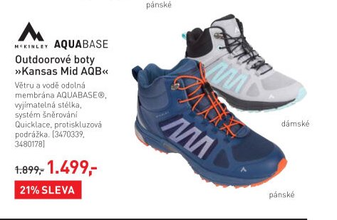 McKinley Outdoorové boty Kansas Mid AQB