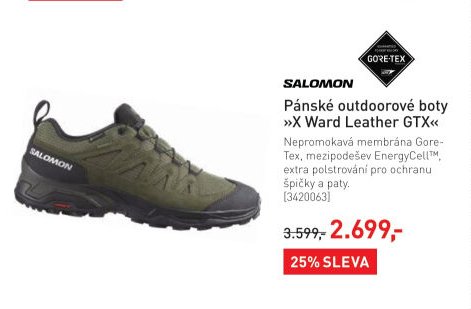 Salomon Pánské outdoorové boty »X Ward Leather GTX«