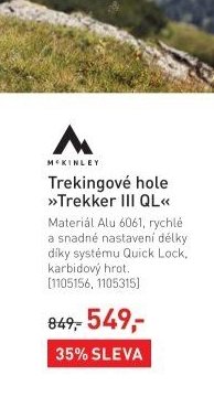 McKINLEY Trekingové hole »Trekker III QL«