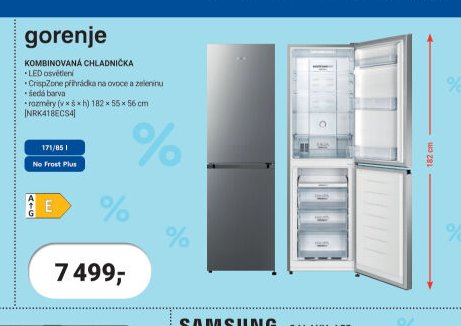 GORENJE KOMBINOVANÁ CHLADNIČKA