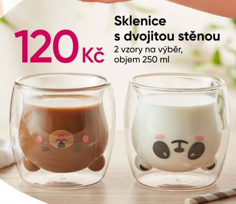 Sklenice s dvojitou stěnou