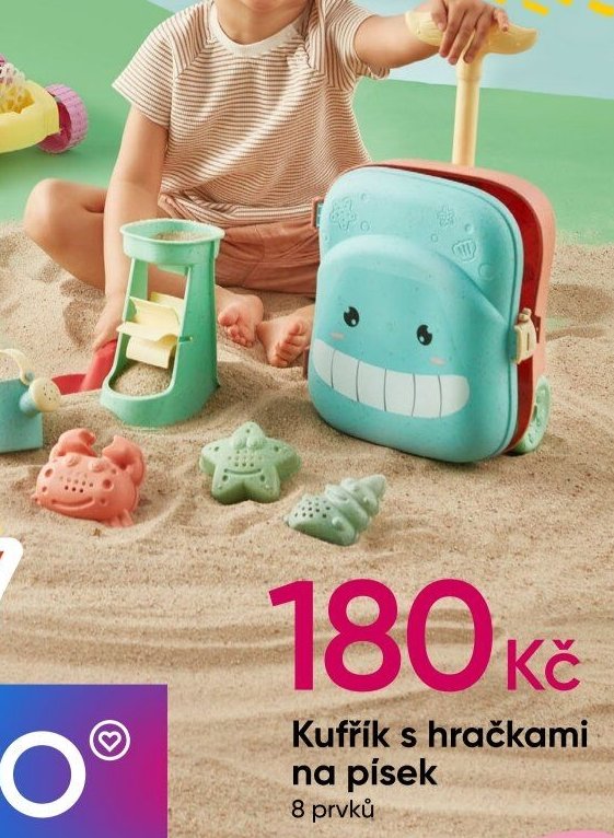 Kufřík s hračkami na písek
