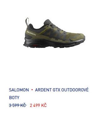 SALOMON - ARDENT GTX OUTDOOROVÉ BOTY