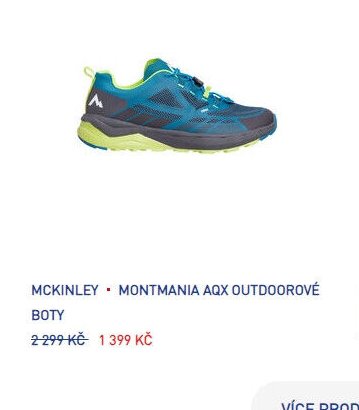 MCKINLEY - MONTMANIA AQX OUTDOOROVÉ BOTY