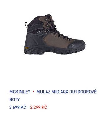 MCKINLEY - MULAZ MID AQX OUTDOOROVÉ BOTY