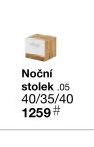 Noční stolek .05/.35/.40 Program DENTRO