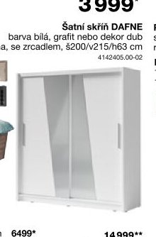 Šatní skříň DAFNE