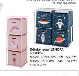 Dětský regál JENOFA